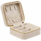 Tweed Jewellery Box Mini - sand thumbnail