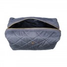 Quiltet toalettmappe large - grisalle blue thumbnail