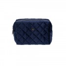 Quiltet toalettmape small - navy blue thumbnail