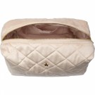 Quiltet toalettmappe large - dark sand thumbnail