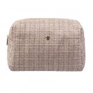 Tweed toalettmappe large - warm taupe  thumbnail