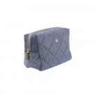 Quiltet toalettmappe small - grisalle blue thumbnail