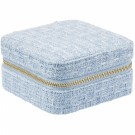 Tweed Jewellery Box Mini - cool blue thumbnail
