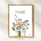 Plakat - villblomst A4 thumbnail