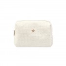 Tweed toalettmappe small - off white thumbnail
