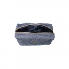 Quiltet toalettmappe small - grisalle blue thumbnail