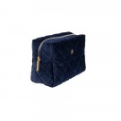 Quiltet toalettmape small - navy blue thumbnail