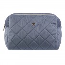Quiltet toalettmappe large - grisalle blue thumbnail
