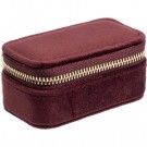 Fløyel smykkskrin micro - maroon  thumbnail