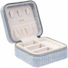 Tweed Jewellery Box Mini - cool blue thumbnail