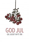 Lite kort med hull - god jul og godt nytt år thumbnail