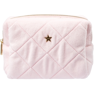 Quiltet toalettmappe small - cotton candy