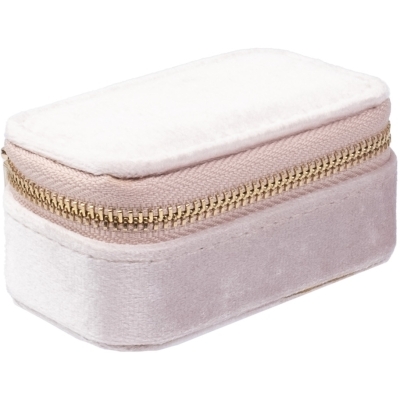 Fløyel smykkeskrin mico - pale rose