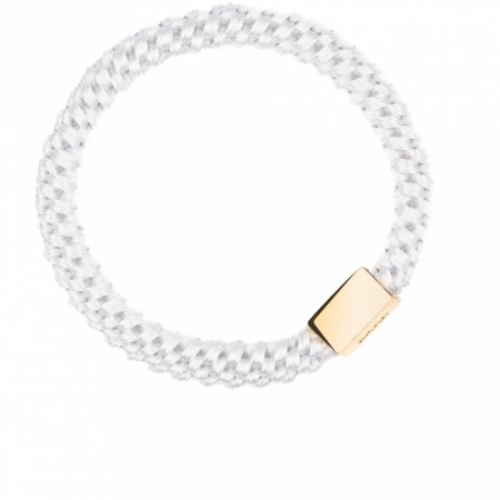 fat hair tie white