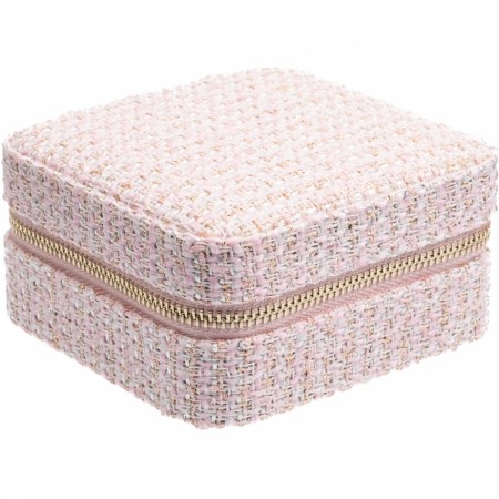 Tweed Jewellery Box Mini - light rose