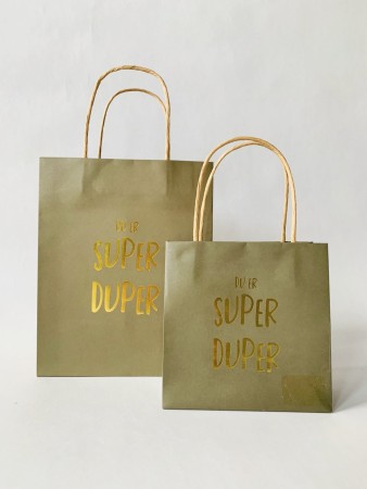 Gavepose du er super duper 20x25 cm