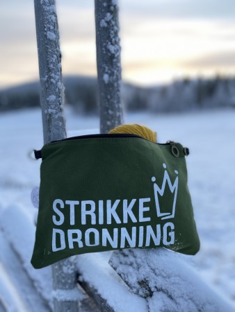 Strikkedronning grønn