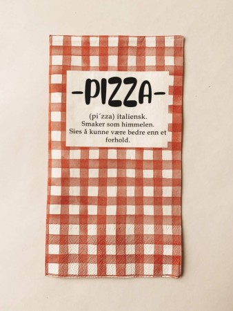 Serviett - pizza